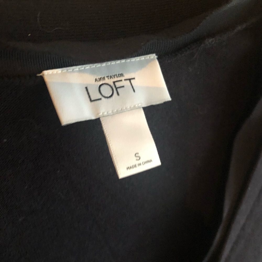 🎀LOFT🎀Ruffle Front Ribbon Cardi - Picture 6 of 8